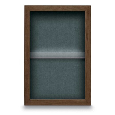 United Visual Products Indoor Enclosed Combo Board, 48"x36", Black Frame/Black Porc & Burgundy UVCB4836B-BLKPORC-DBURGU